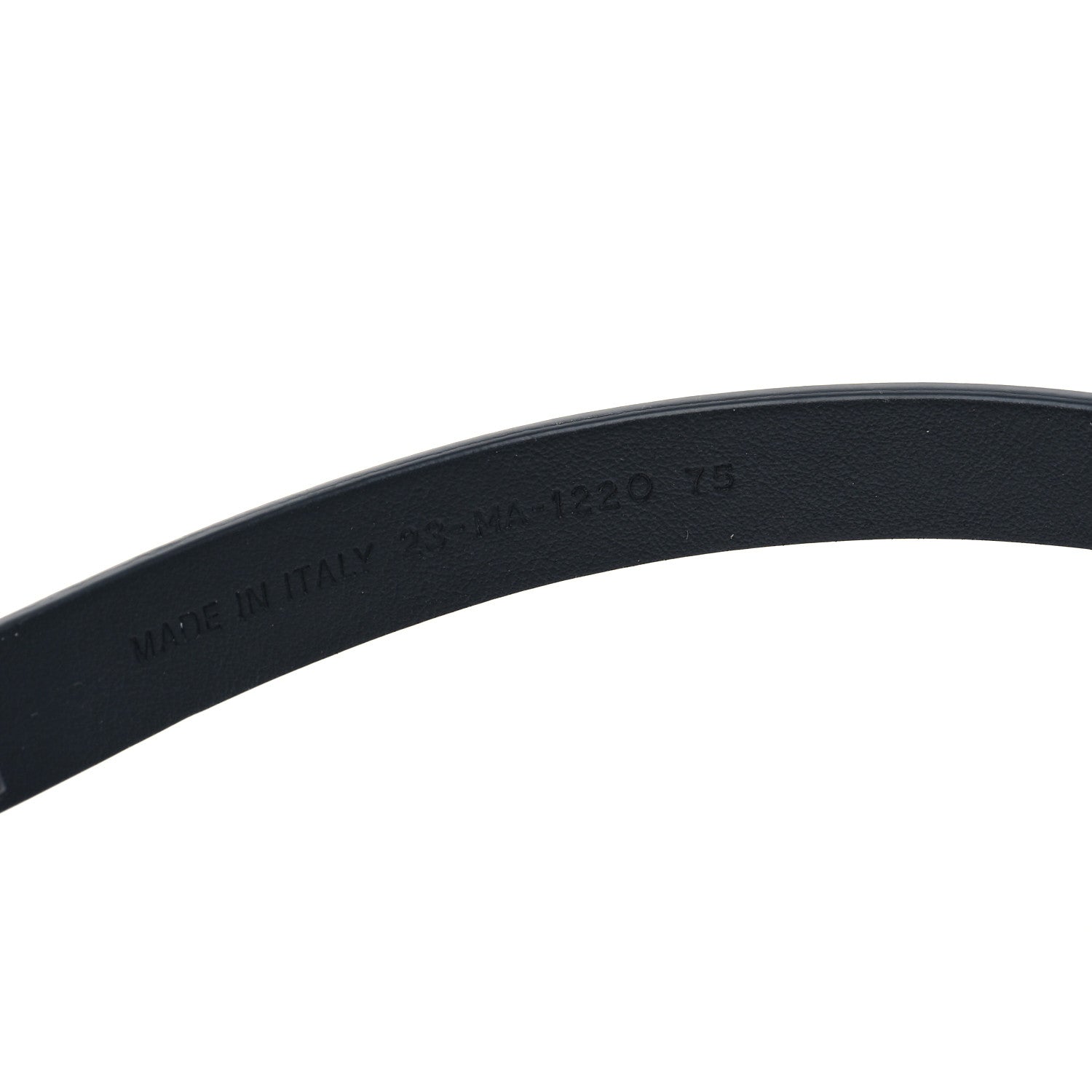 Christian Dior Calfskin Enamel CD Belt 75 30 Black 4 of 5