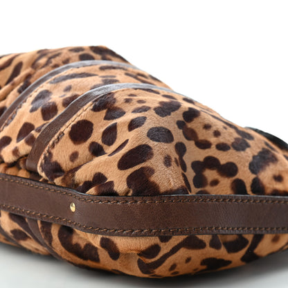Valentino Garavani Calf Hair Leopard Print Shoulder Bag 8 of 9