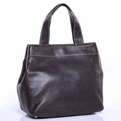Chanel Caviar CC Handbag Brown 3 of 8
