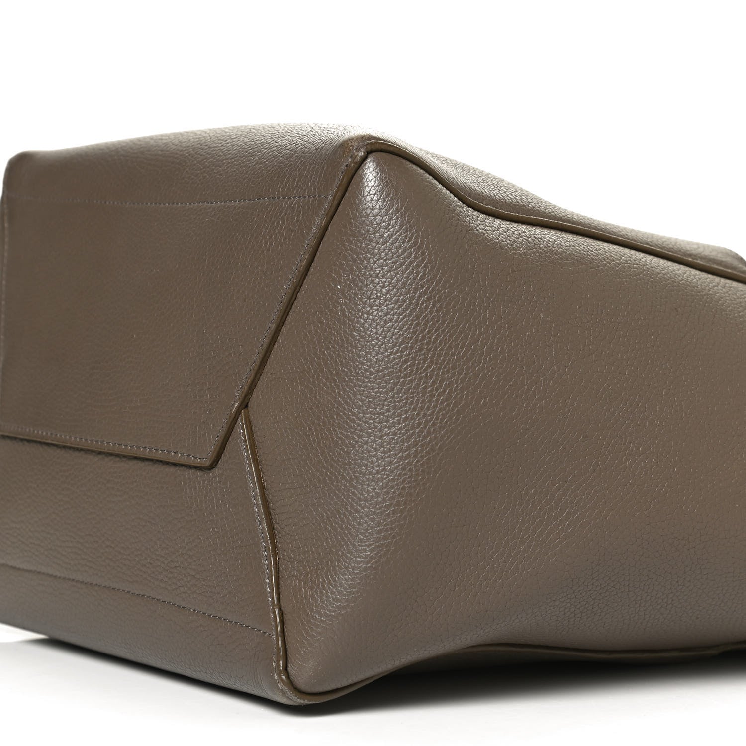 Celine Soft Grained Calfskin Sangle Bucket Bag Taupe 8 of 10