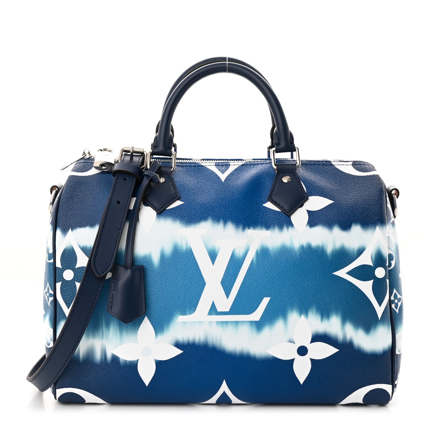 Louis Vuitton Monogram Escale Speedy Bandouliere 30 Blue 1 of 15