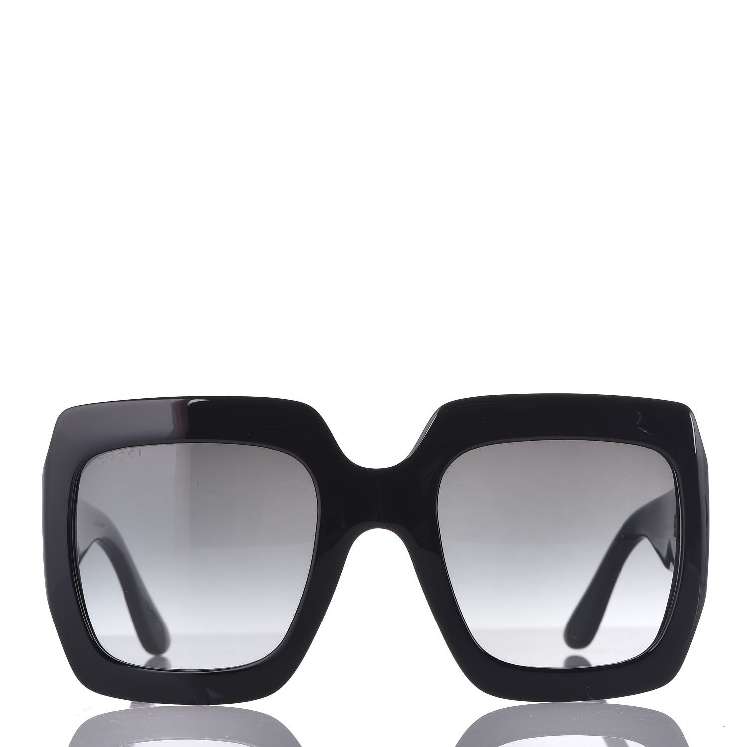 Gucci Acetate Square Frame Sunglasses GG0053S Black 3 of 10