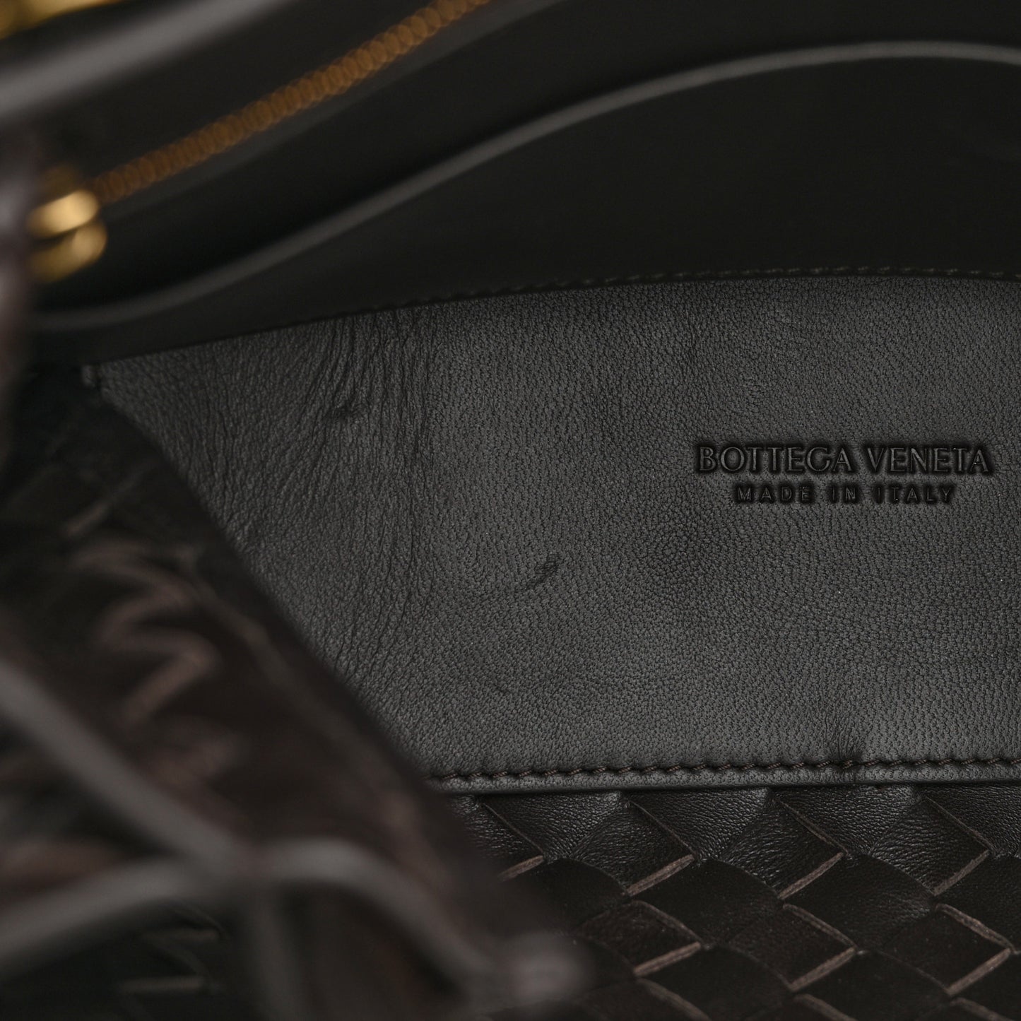 Nappa Intrecciato Small Andiamo Shoulder Bag Fondant