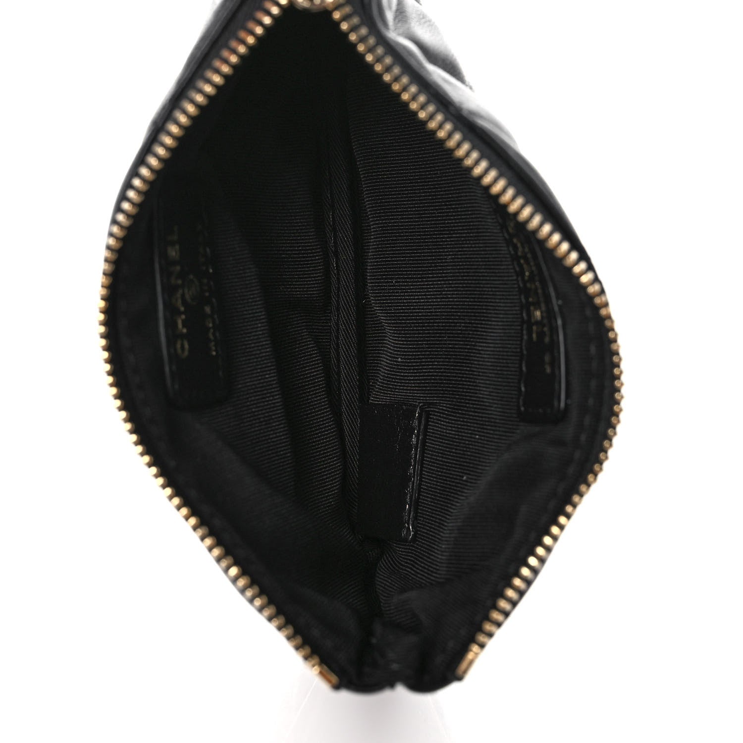 Chanel Lambskin Quilted Small No. 5 Cosmetic Case Black 5 of 11