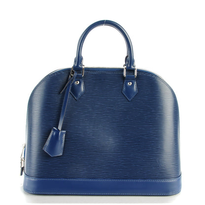 Louis Vuitton Epi Alma MM Indigo 1 of 8