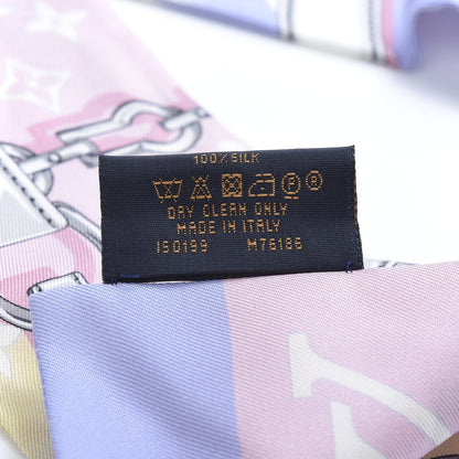 Louis Vuitton Silk Monogram Escale Confidential Bandeau Pink 3 of 4