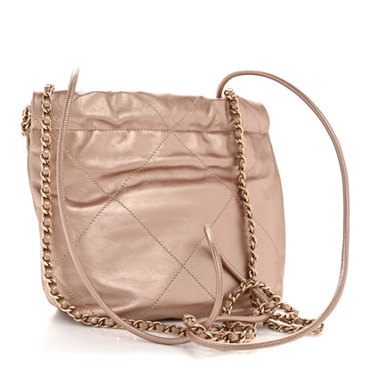 Chanel Metallic Calfskin Quilted Mini Chanel 22 Copper 3 of 11