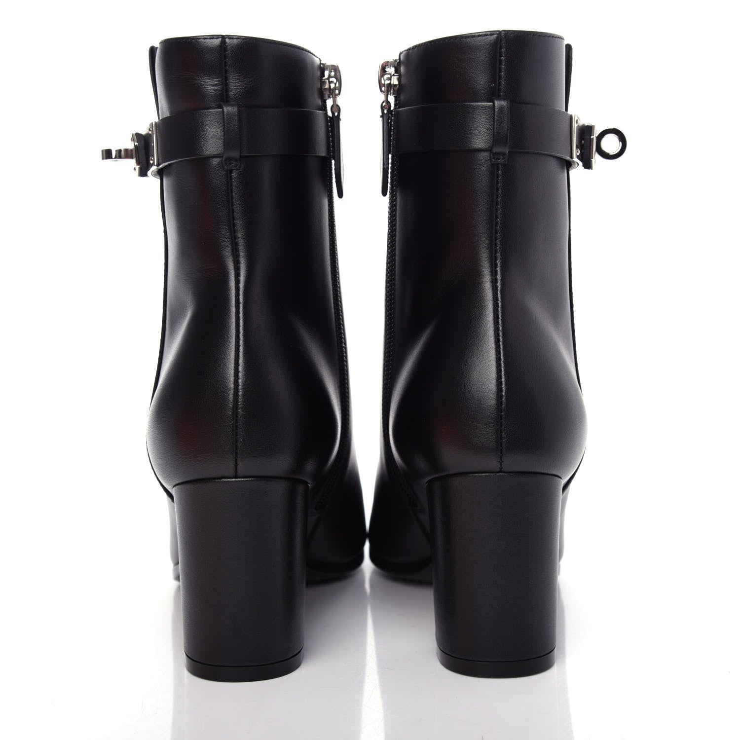 Hermes Calfskin Saint Germain Ankle Boots 35 Black 7 of 11