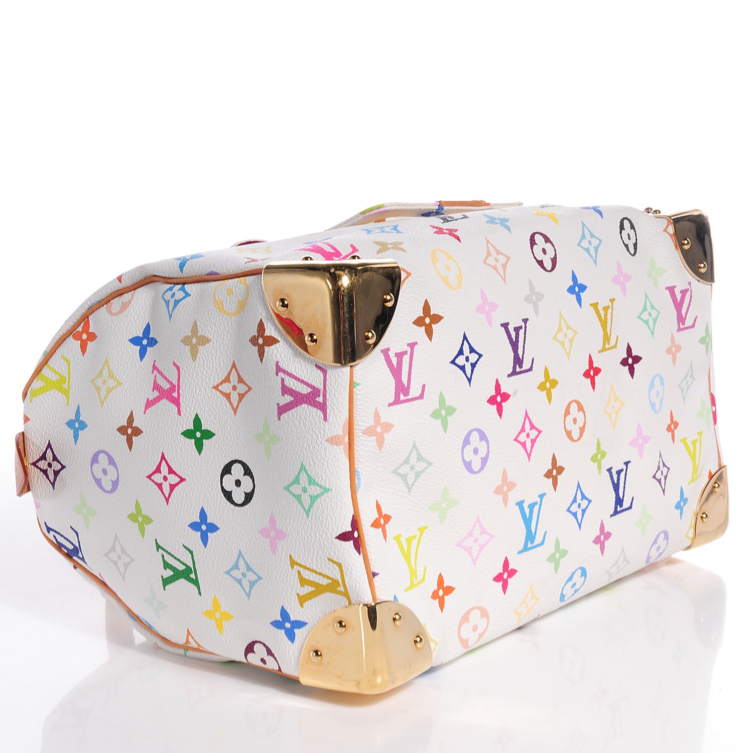 Louis Vuitton Monogram Multicolor Speedy 30 White 4 of 7