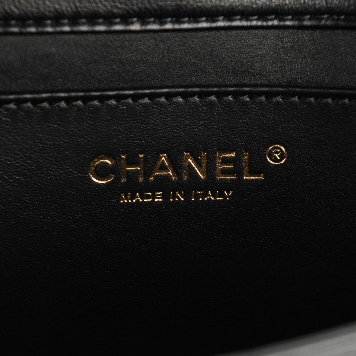 Lambskin Quilted Fantasy Pearl Flap Black