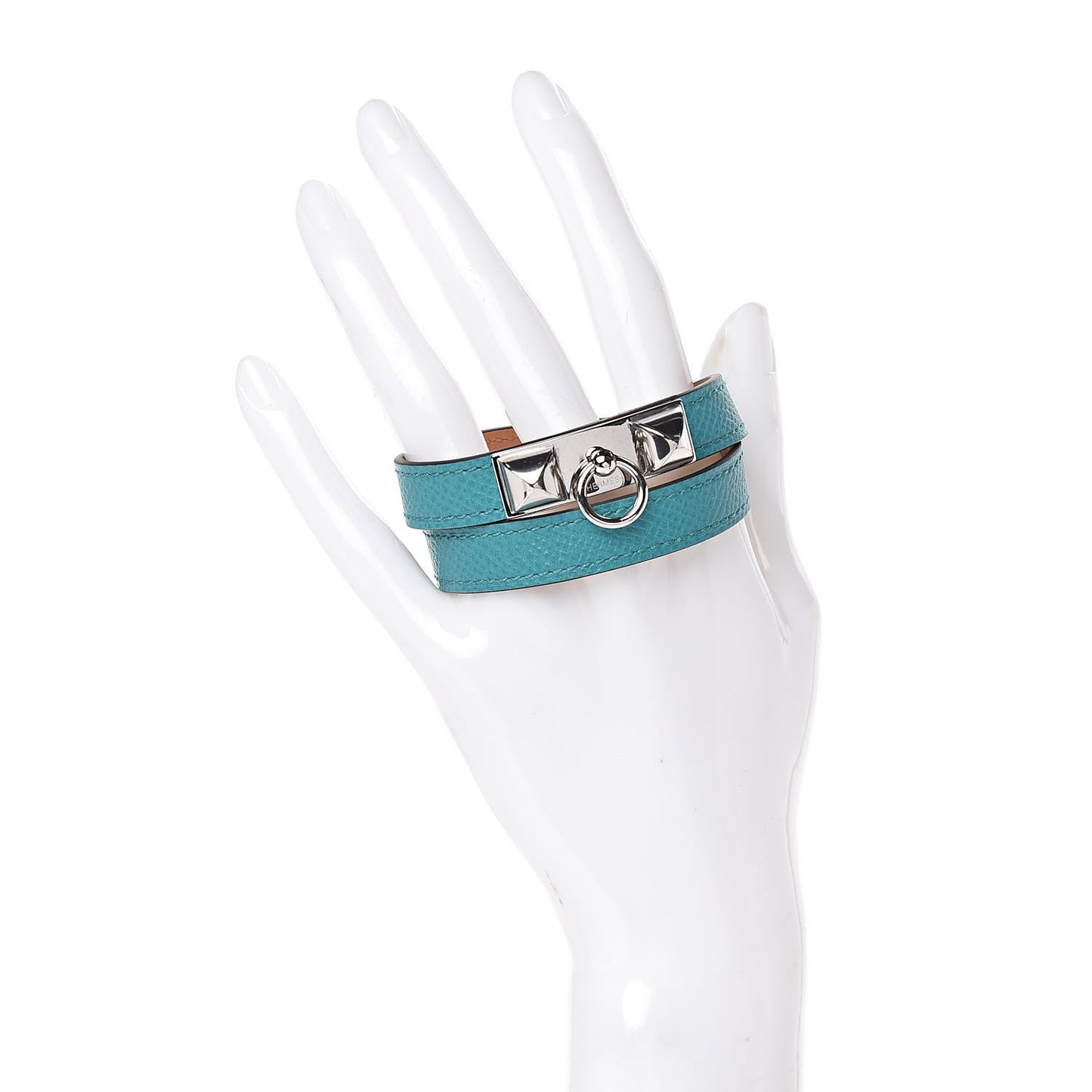 Epsom Rivale Double Tour Bracelet S Bleu Paon
