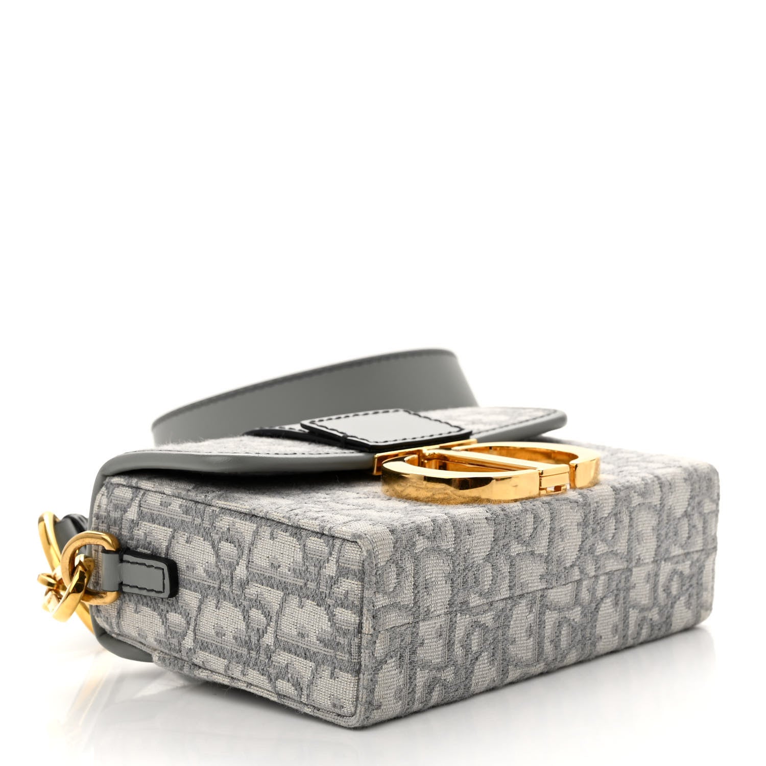 Christian Dior Oblique 30 Montaigne Box Bag Grey 4 of 9