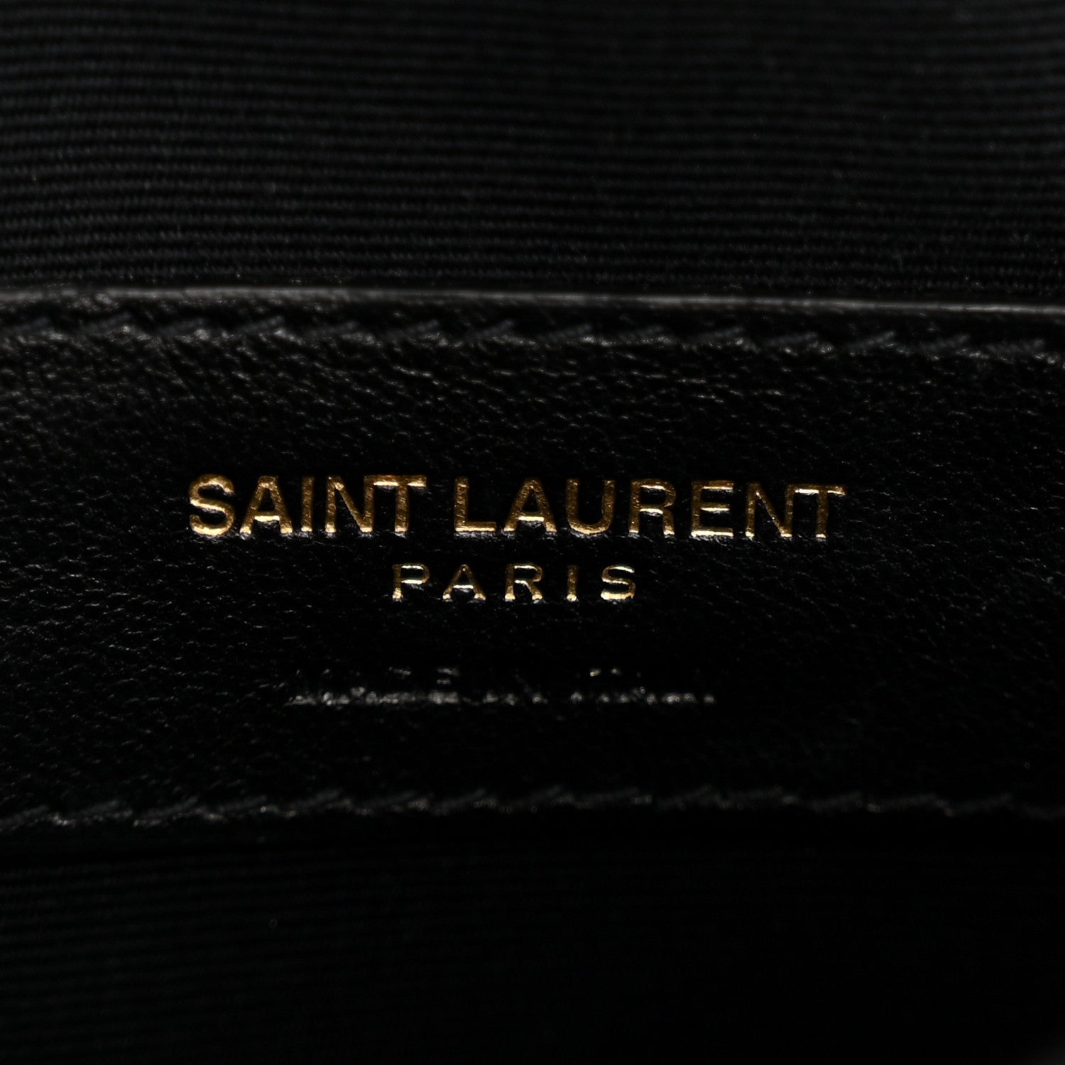 Saint Laurent Grain De Poudre Uptown Pouch Black 6 of 9