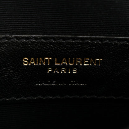 Saint Laurent Grain De Poudre Uptown Pouch Black 6 of 9
