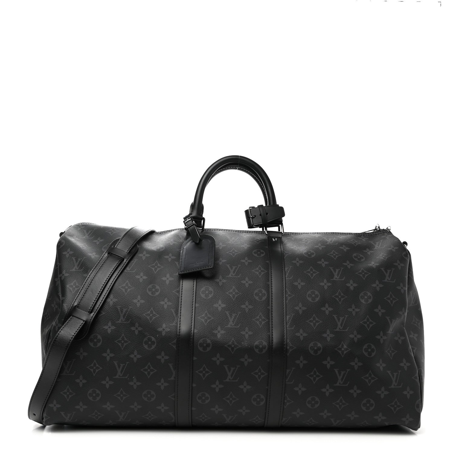 Louis Vuitton Monogram Eclipse Keepall Bandouliere 55 1 of 11