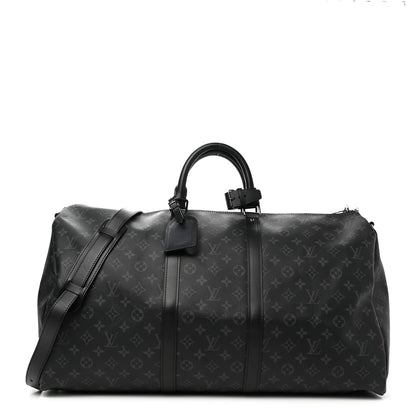 Louis Vuitton Monogram Eclipse Keepall Bandouliere 55 1 of 11