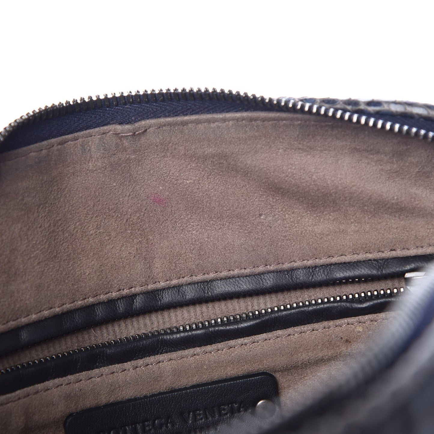 Nappa Intrecciato Ayers Crossbody Pillow Messenger Grey
