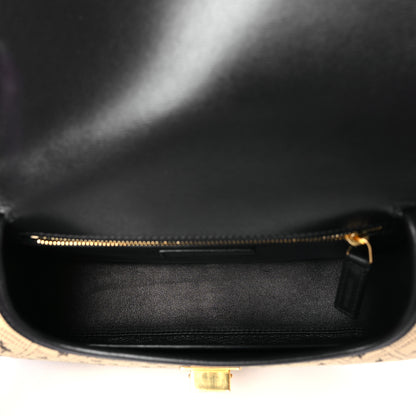 Saint Laurent Canvas Monogram All Over Satchel Bag Beige 5 of 8