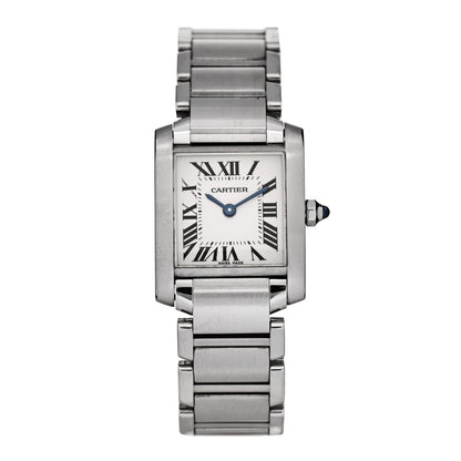 Cartier Stainless Steel 20mm Tank Francaise Quartz Watch 1 of 4