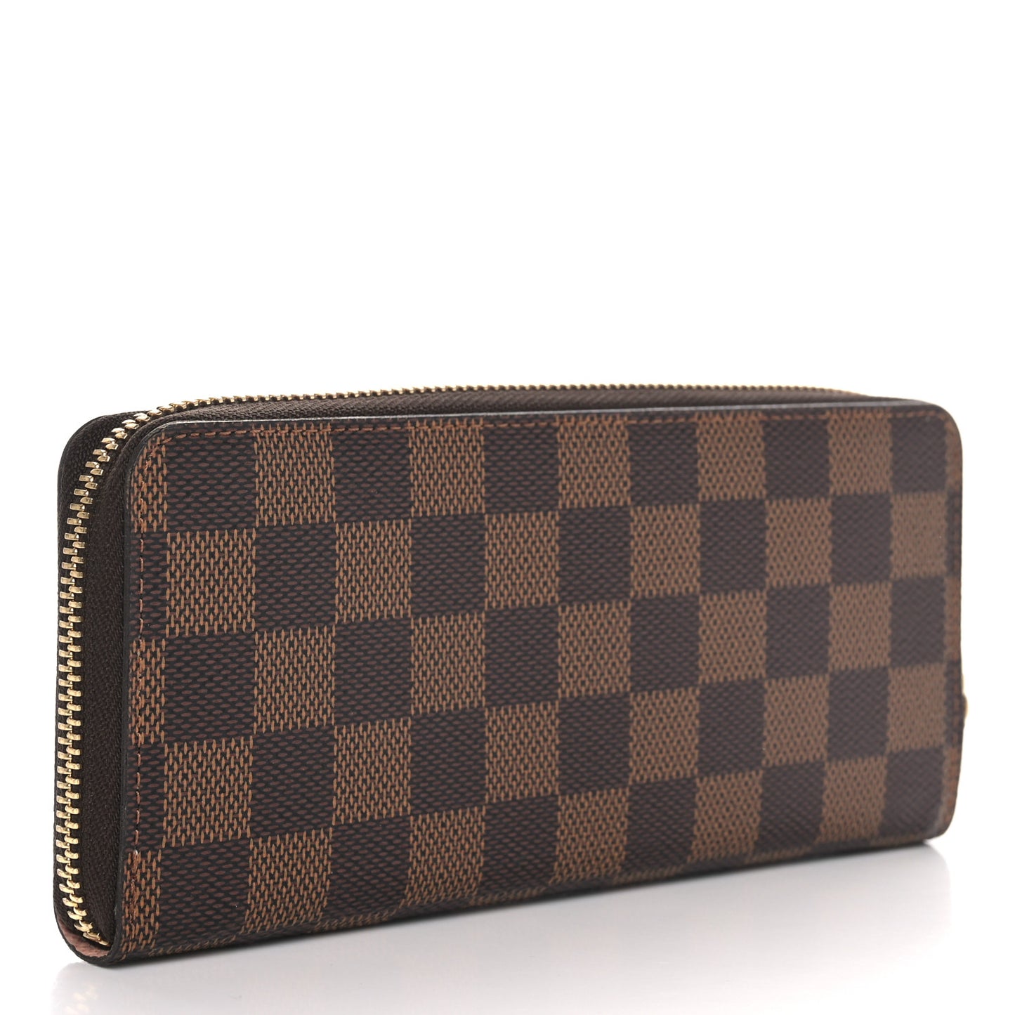 Damier Ebene Clemence Wallet Rose Ballerine