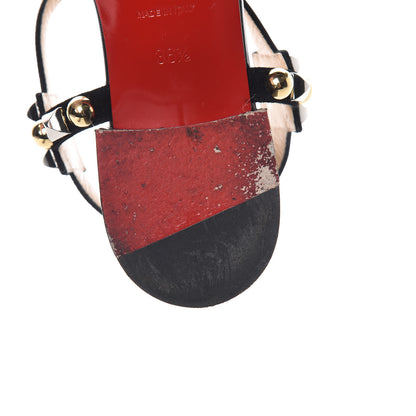 Christian Louboutin Nappa Kaleidra 25 T-Strap Sandals 36.5 Black 11 of 14