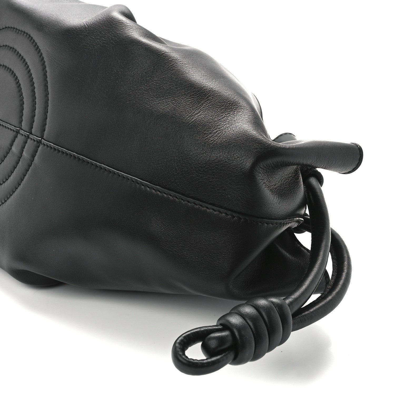 Loewe Shiny Nappa Calfskin Paseo Bag Black 10 of 11