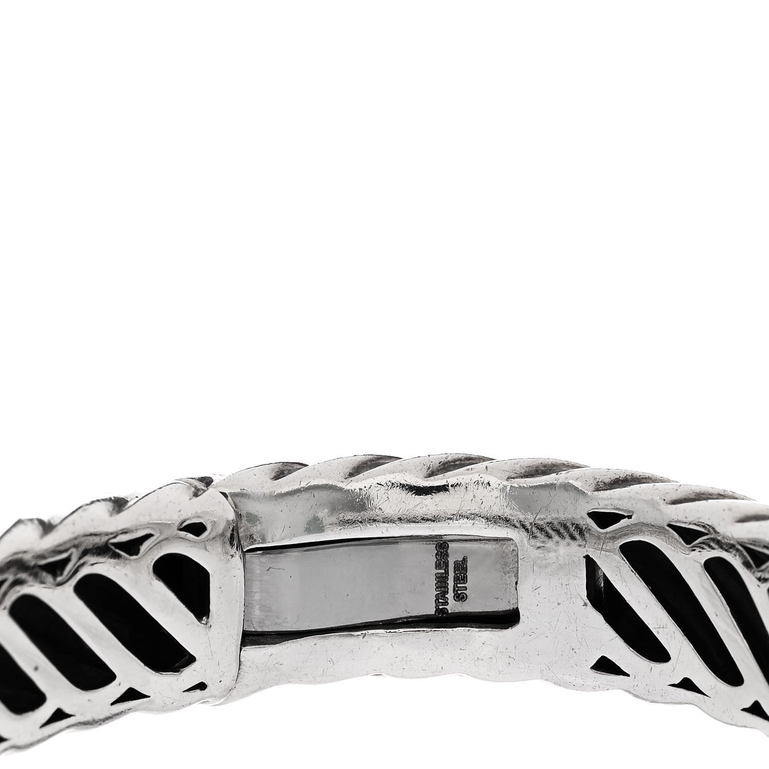David Yurman Sterling Silver Chalcedony 10mm Waverly Bracelet 4 of 4