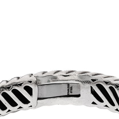 David Yurman Sterling Silver Chalcedony 10mm Waverly Bracelet 4 of 4