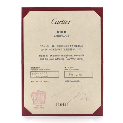 Cartier 18K White Gold 5.5mm LOVE Hoop Earrings 6 of 6