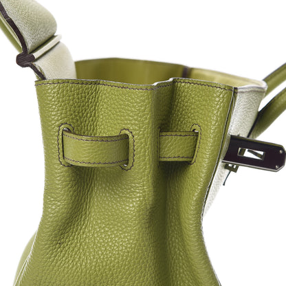 Hermes Togo Birkin 35 Vert Anis 14 of 37
