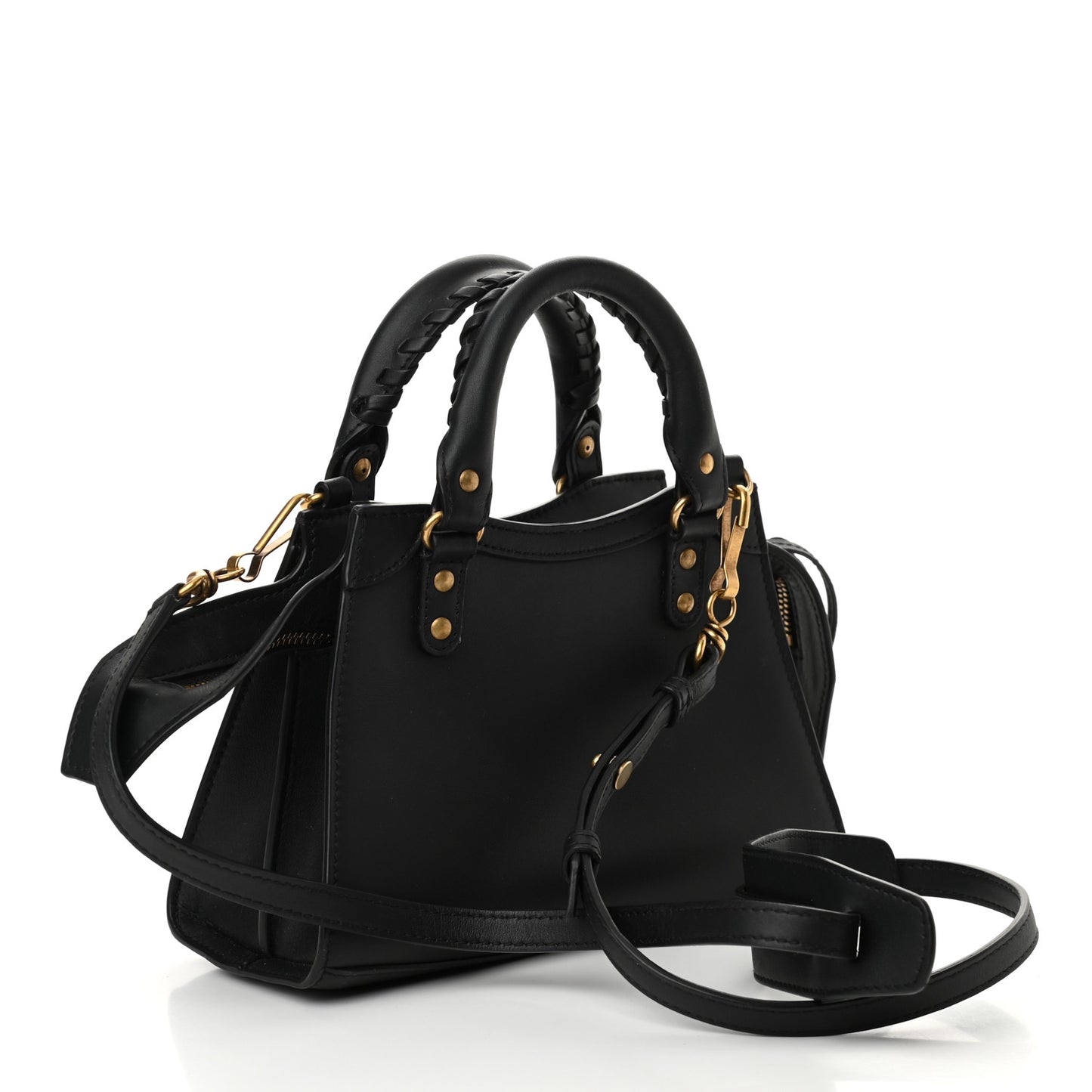 Smooth Calfskin Neo Classic Gold Hardware Mini City Black