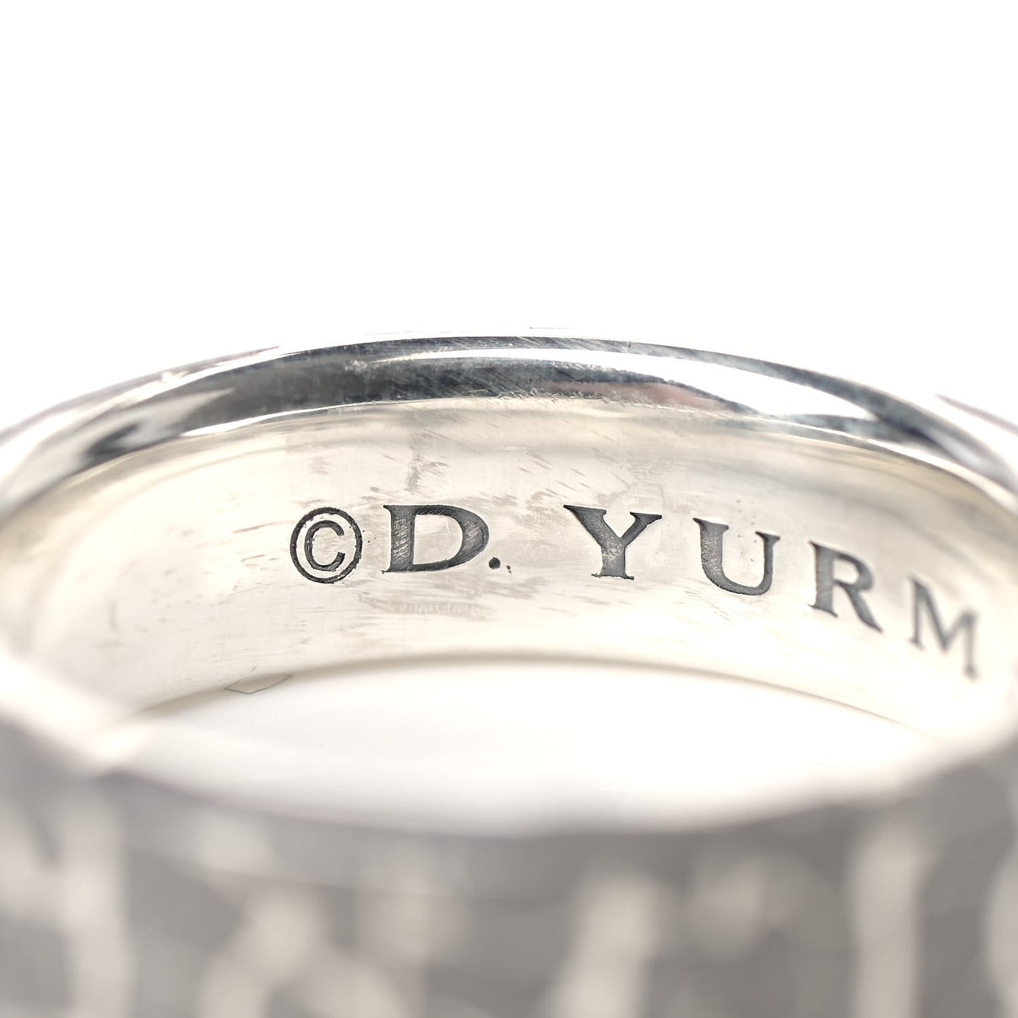 Sterling Silver Fused Meteorite 8.5mm Band Ring 71 13.25