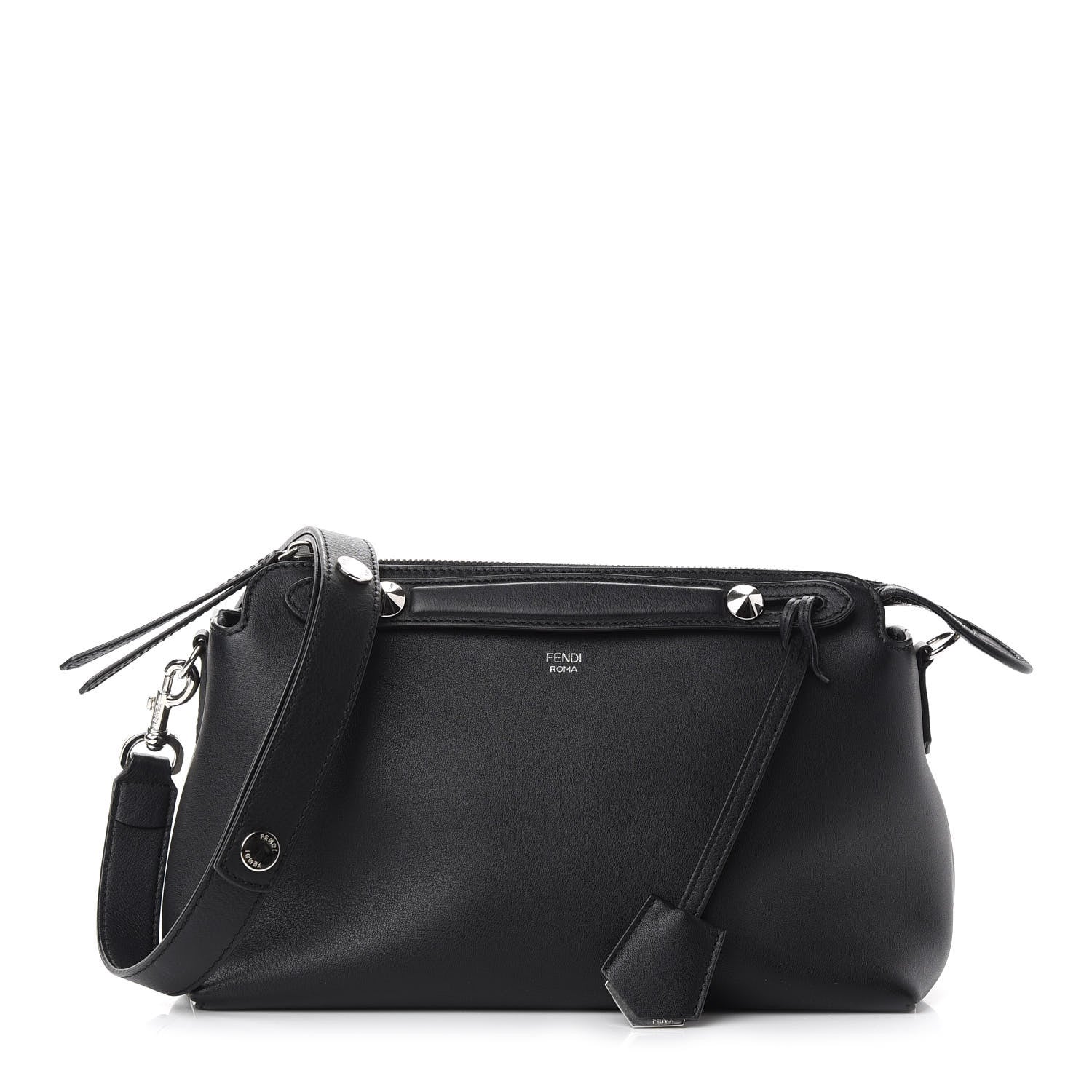 Fendi Vitello Dolce Medium By The Way Boston Bag Black 1 of 10