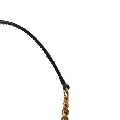 Saint Laurent Calfskin Y Quilted Monogram Medium Loulou Chain Satchel Black 10 of 16