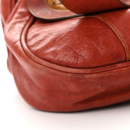 Christian Dior Calfskin Medium Gaucho Double Saddle Bag Red 18 of 18