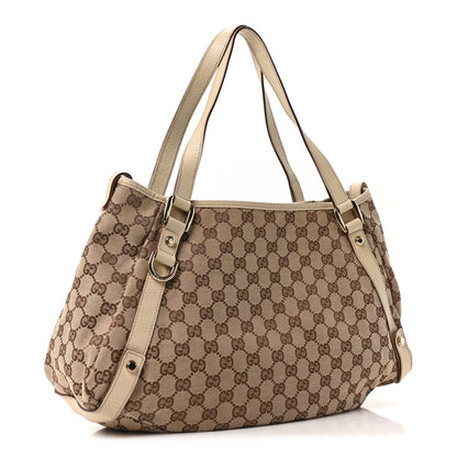 Gucci Monogram Medium Abbey Shoulder Bag Off White 3 of 10
