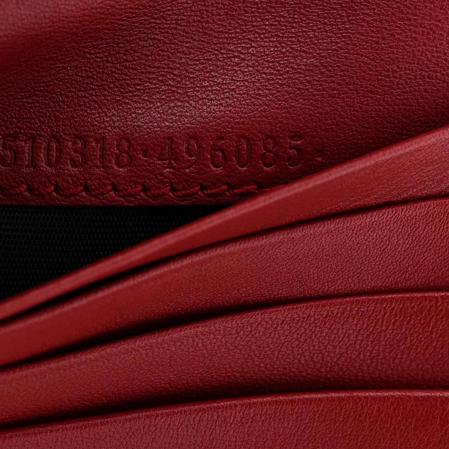 Gucci Microguccissima Bi-Fold Wallet Red 7 of 8