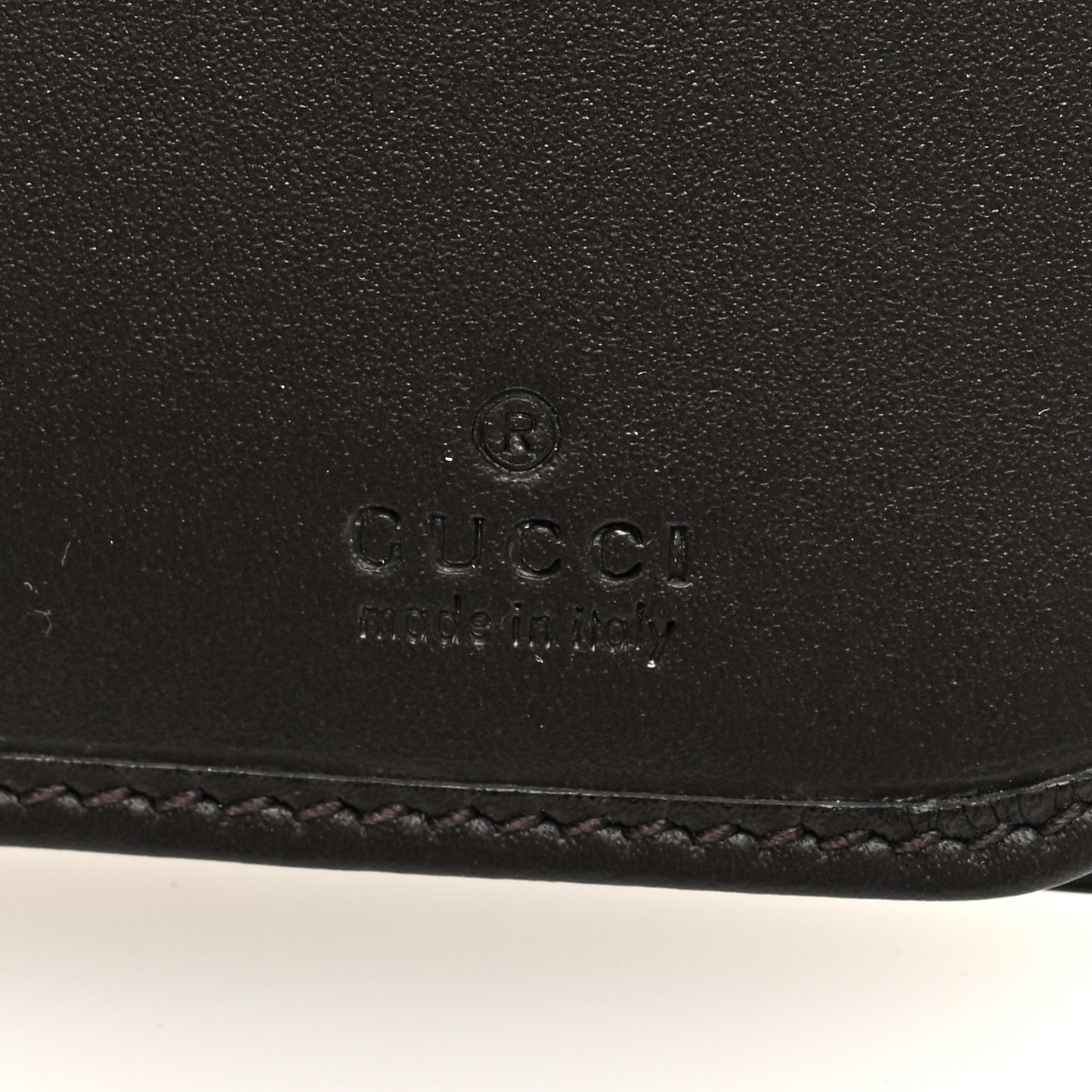 GG Supreme Monogram Selleria Calfskin Web New Web Long Wallet Beige Ebony Cocoa