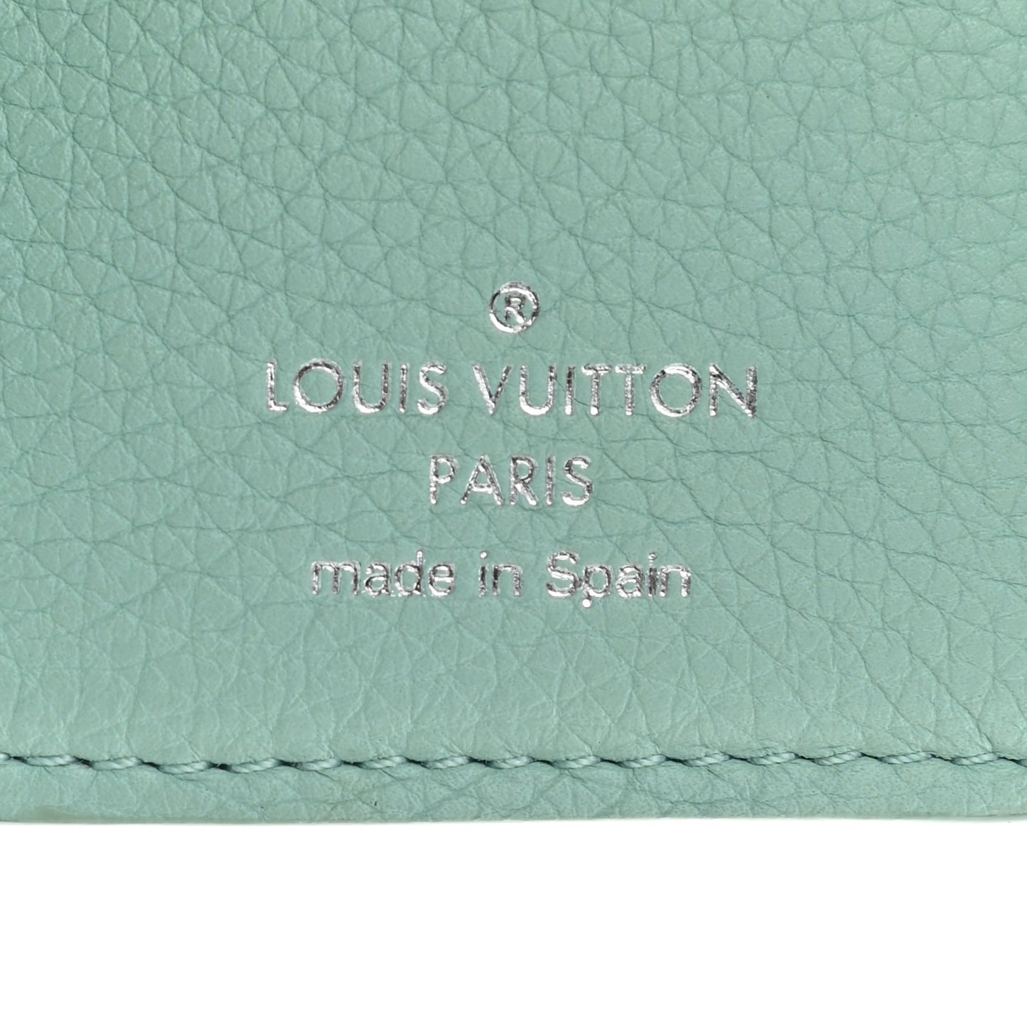 Calfskin Lockmini Wallet Menthe