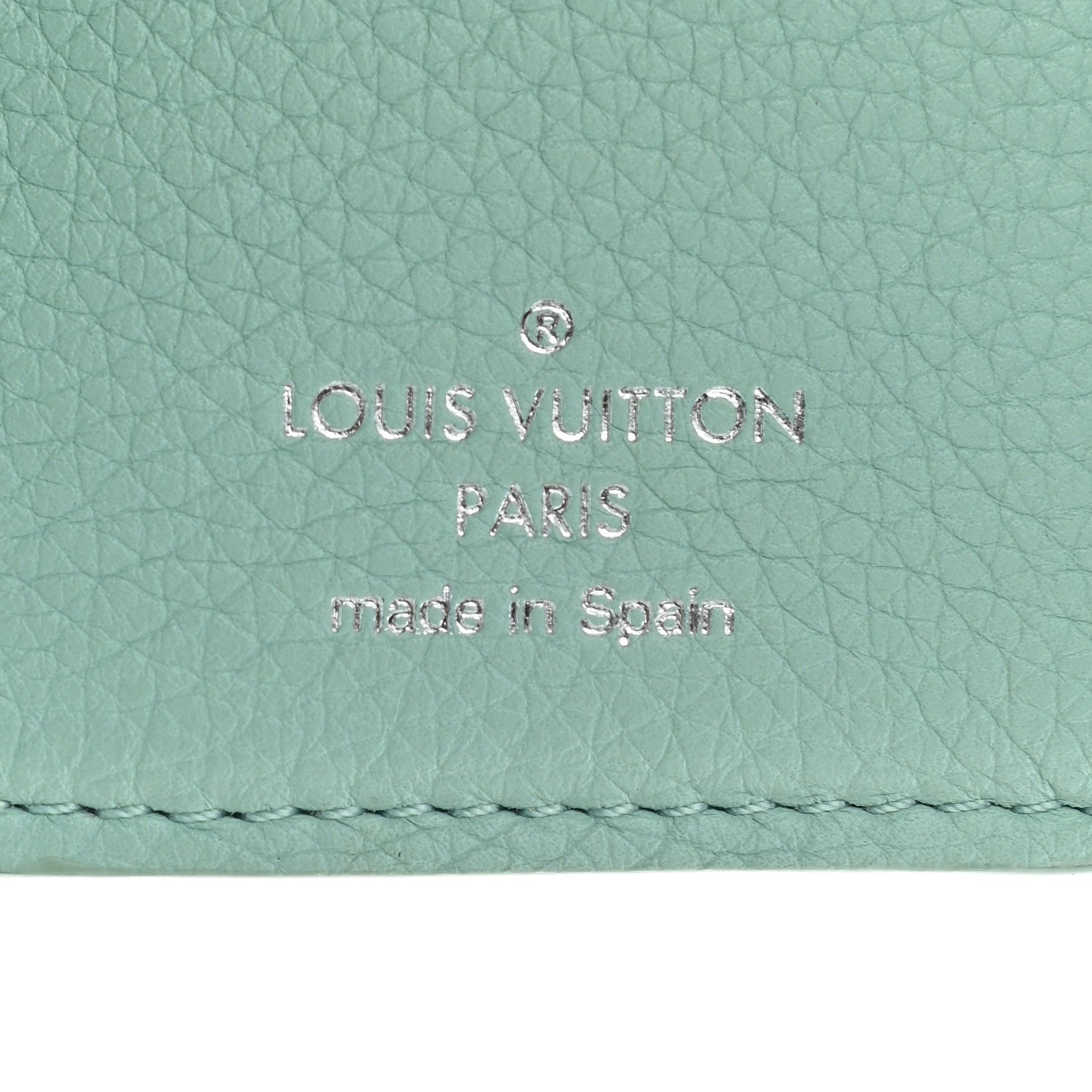 Louis Vuitton Calfskin Lockmini Wallet Menthe 7 of 9