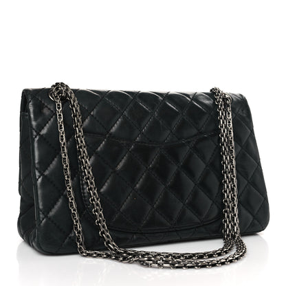 Chanel Iridescent Calfskin Quilted 2.55 Reissue 226 Flap Dark Grey 3 of 11