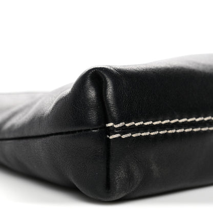 Chanel Lambskin Lax Pochette Black 9 of 10