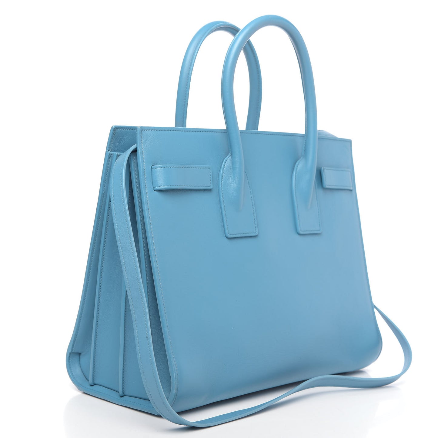 Calfskin Small Sac De Jour Light Blue