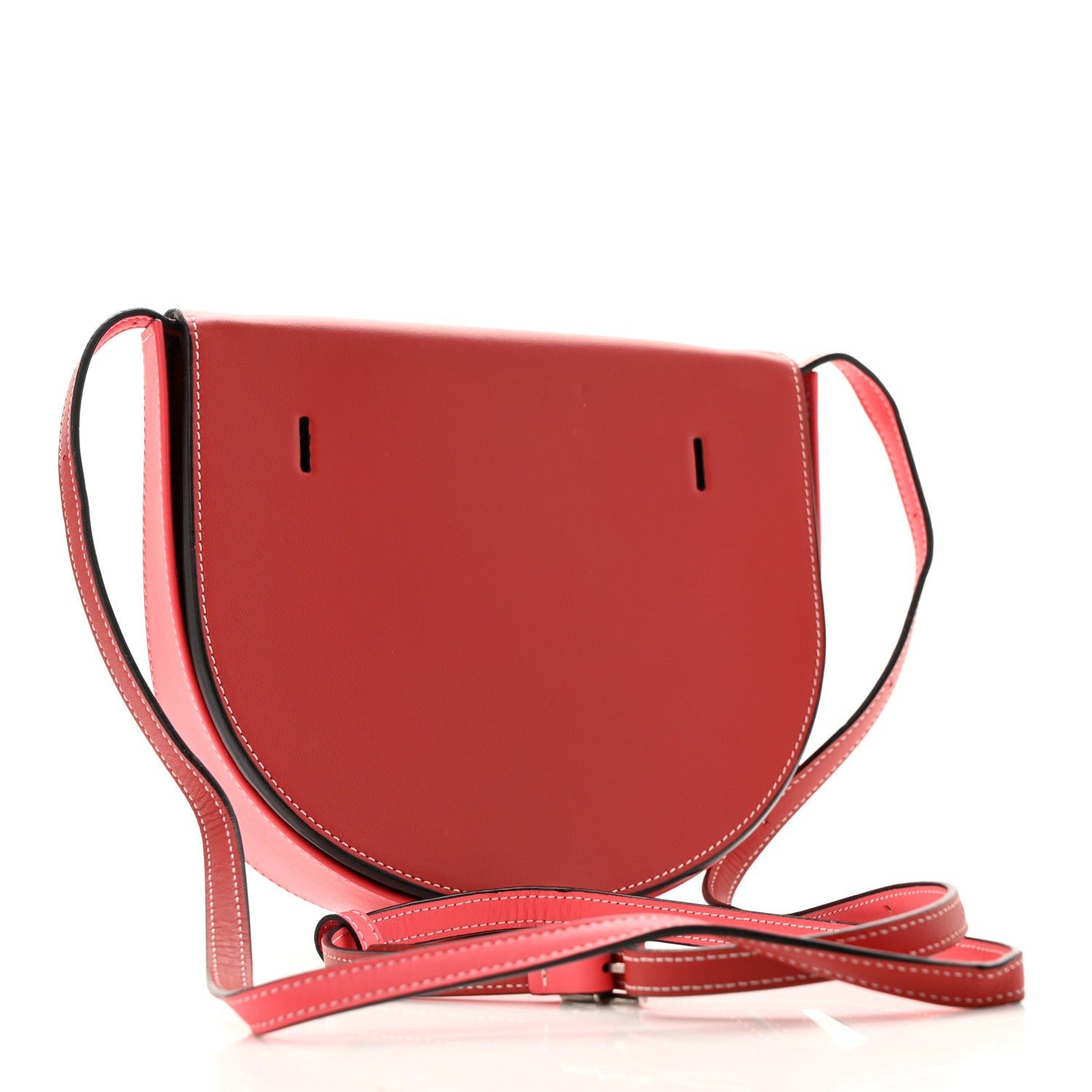 Loewe Soft Calfskin Heel Bag Pomodoro Poppy Pink 3 of 12