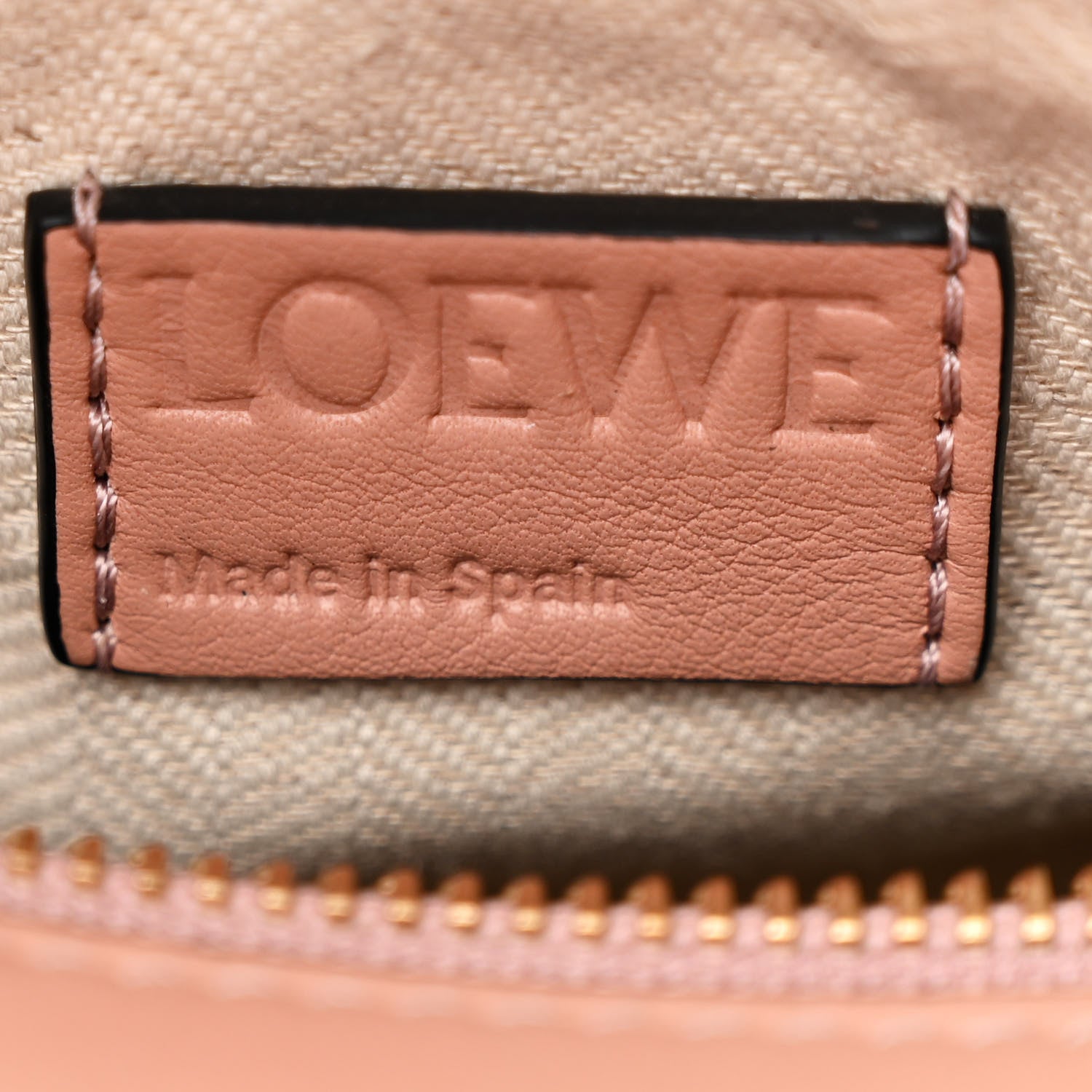 Loewe Calfskin Small Puzzle Edge Bag Dusty Pink 6 of 11