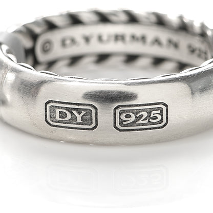David Yurman Sterling Silver 6mm Streamline Band Ring 62 10 4 of 5