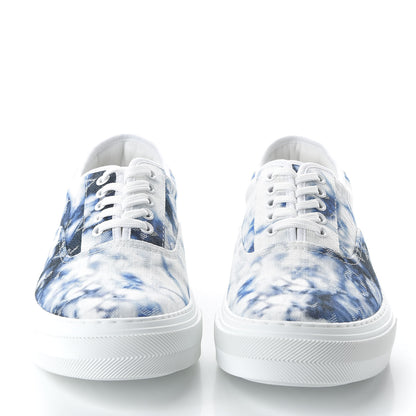 Louis Vuitton Denim Monogram Mens Trocadero Tie Dye Sneakers 7 Marine 2 of 8