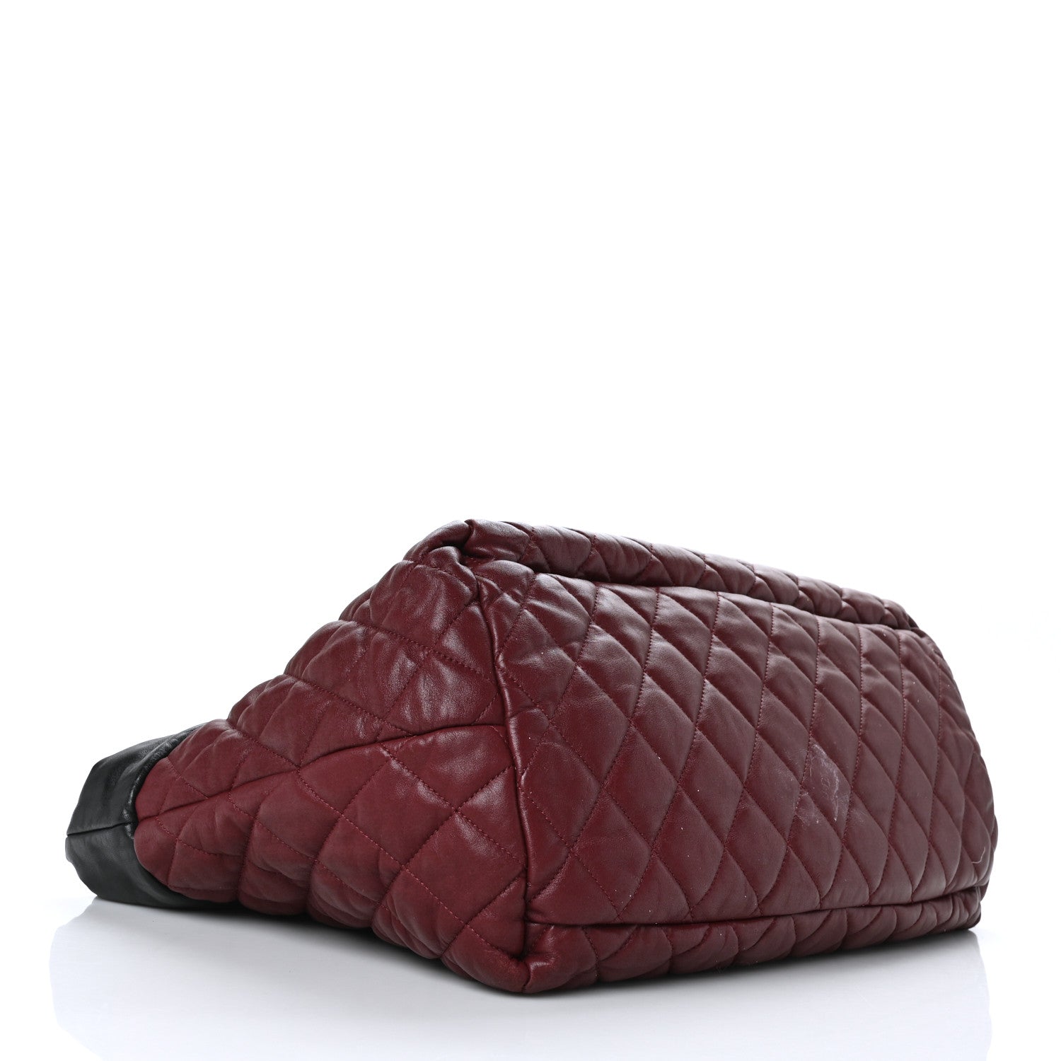 Chanel Lambskin Quilted Medium Coco Cocoon Reversible Tote Black 6 of 14
