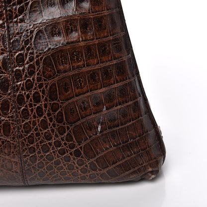 Nancy Gonzalez Crocodile Tote Brown 11 of 18