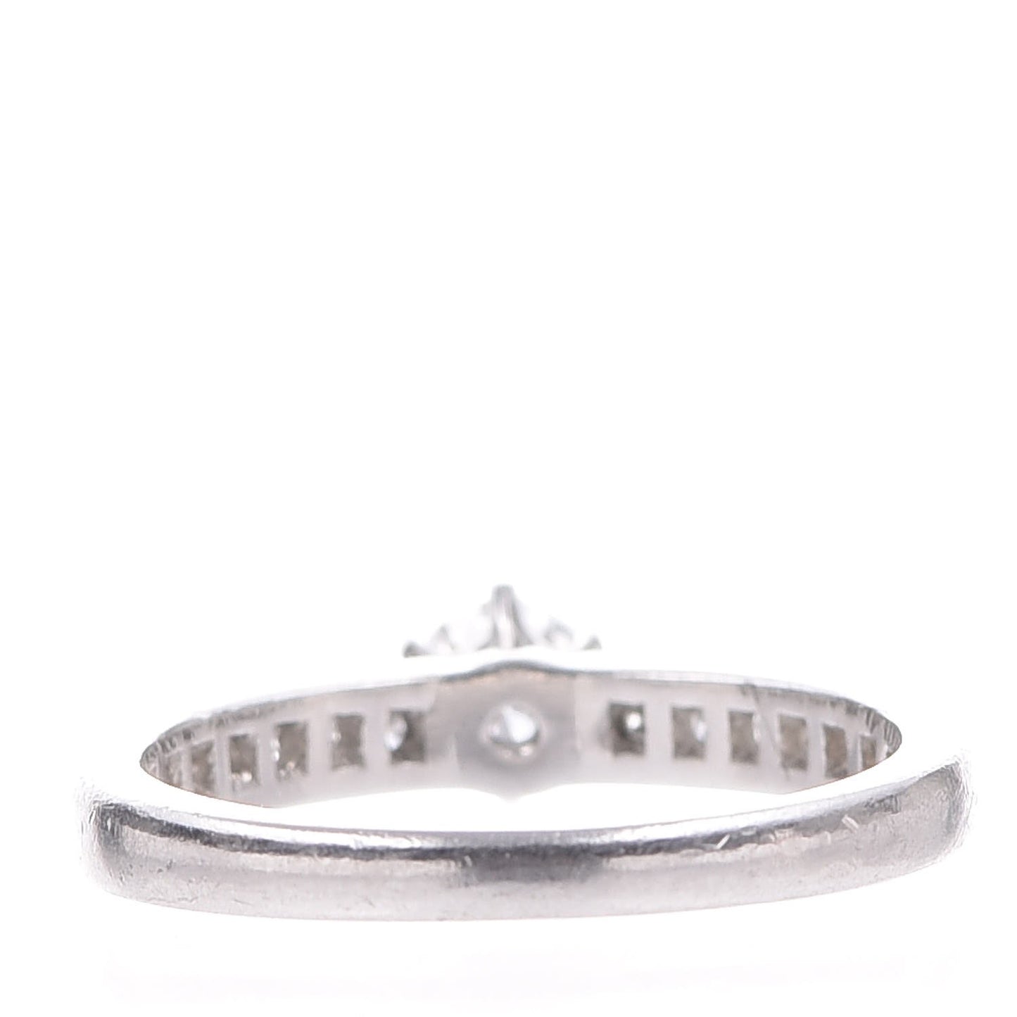 18K Platinum Diamond .31ct Engagement Ring 52 6